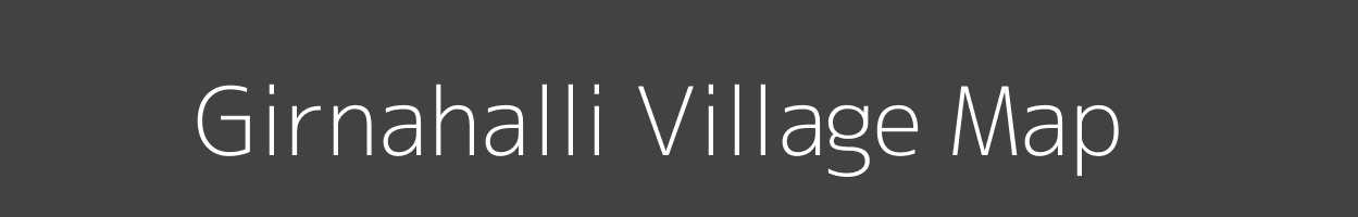 Map of Girnahalli Village in Karnataka Image
