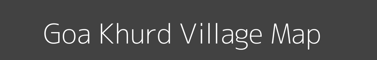 Map of Goa Khurd Village in Jharkhand Image