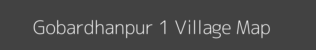 Map of Gobardhanpur 1 Village in Odisha Image