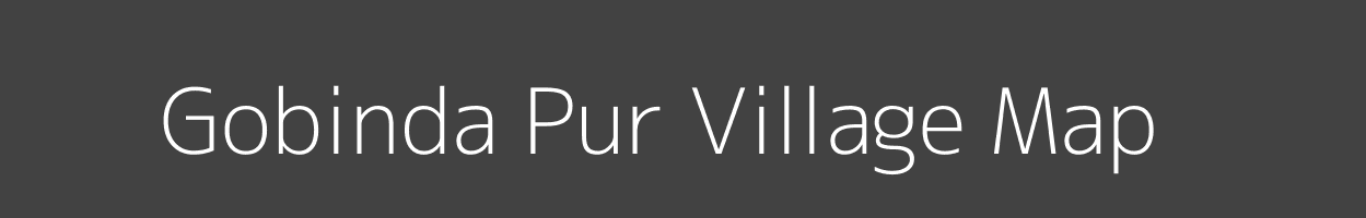 Map of Gobinda Pur Village in Odisha Image