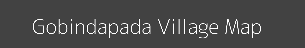 Map of Gobindapada Village in Odisha Image