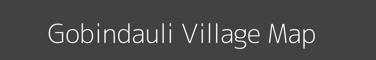 Map of Gobindauli Village in Uttar Pradesh Image