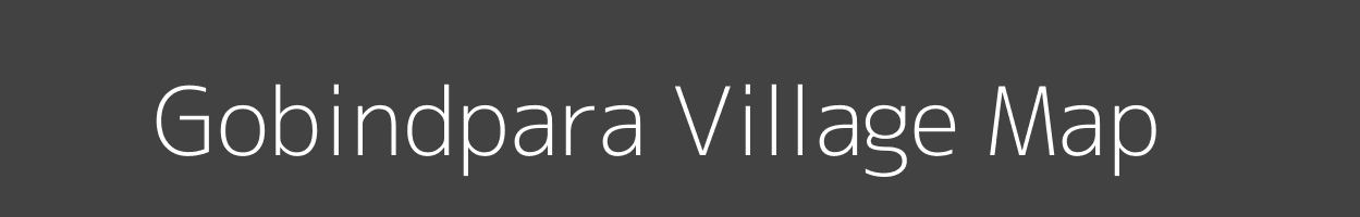 Map of Gobindpara Village in Uttar Pradesh Image