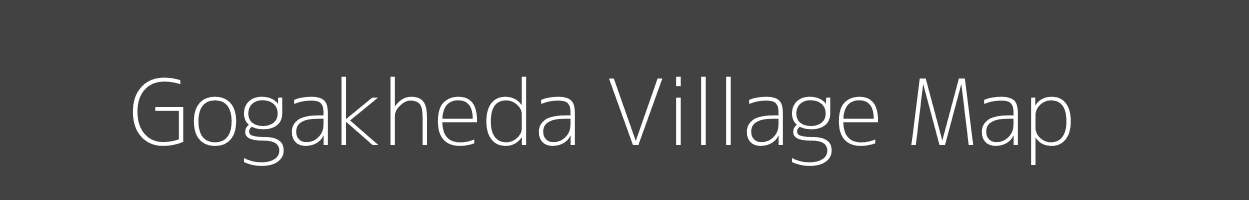 Map of Gogakheda Village in Madhya Pradesh Image