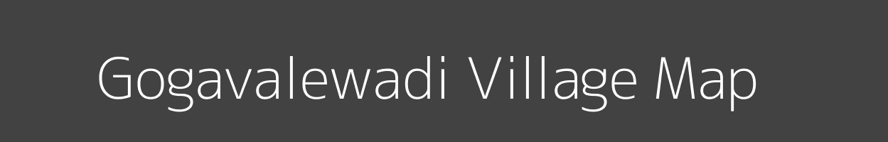 Map of Gogavalewadi Village in Maharashtra Image
