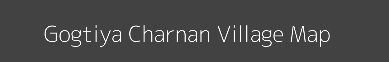 Map of Gogtiya Charnan Village in Rajasthan Image