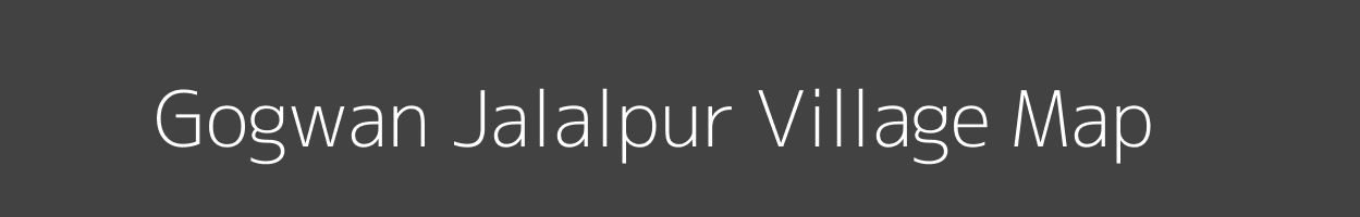 Map of Gogwan Jalalpur Village in Uttar Pradesh Image