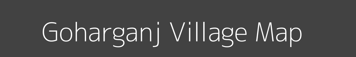 Map of Goharganj Village in Madhya Pradesh Image