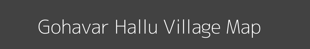 Map of Gohavar Hallu Village in Uttar Pradesh Image