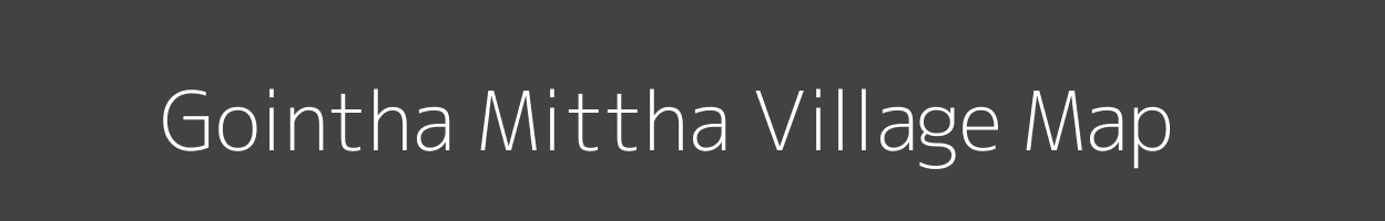 Map of Gointha Mittha Village in Bihar Image