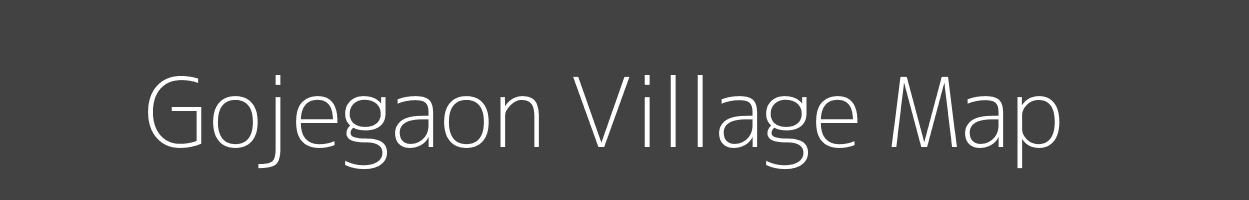 Map of Gojegaon Village in Maharashtra Image