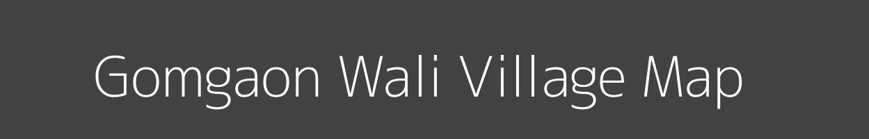Map of Gomgaon Wali Village in Madhya Pradesh Image