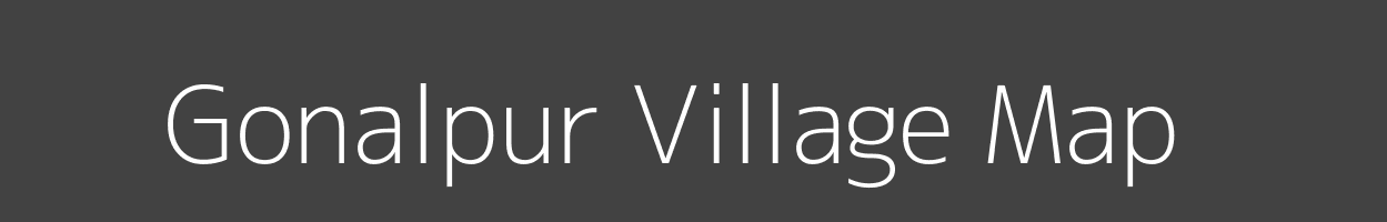 Map of Gonalpur Village in Uttar Pradesh Image