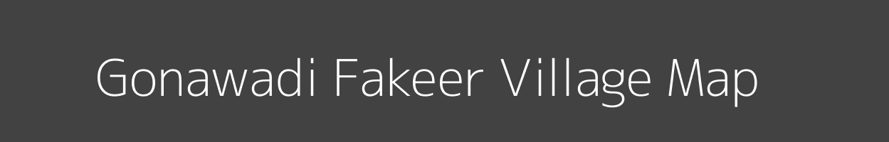 Map of Gonawadi Fakeer Village in Madhya Pradesh Image