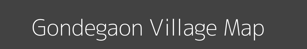 Map of Gondegaon Village in Maharashtra Image