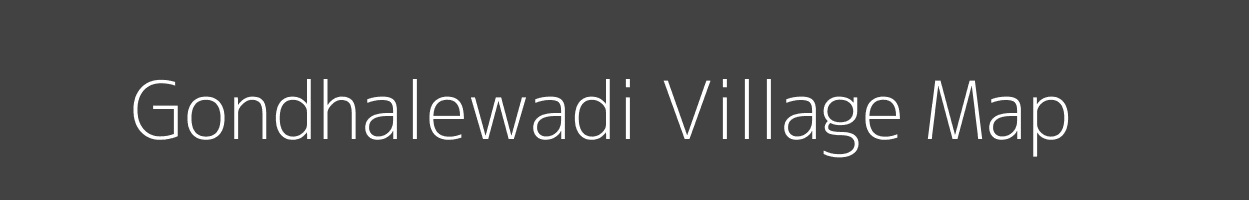 Map of Gondhalewadi Village in Maharashtra Image