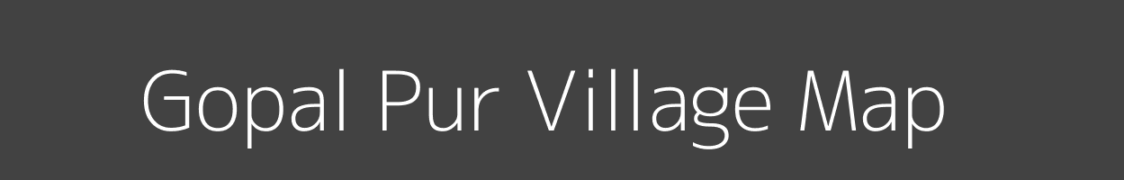 Map of Gopal Pur Village in Uttar Pradesh Image