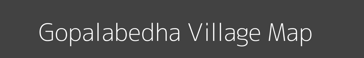 Map of Gopalabedha Village in Odisha Image