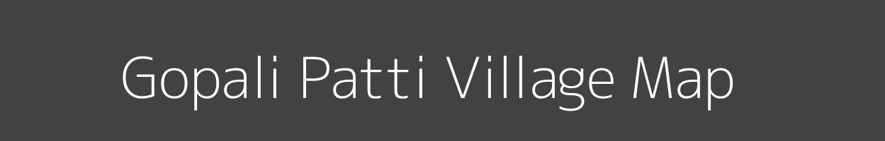 Map of Gopali Patti Village in Uttar Pradesh Image