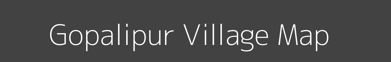 Map of Gopalipur Village in Uttar Pradesh Image