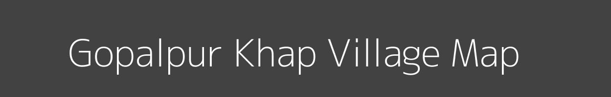 Map of Gopalpur Khap Village in Bihar Image