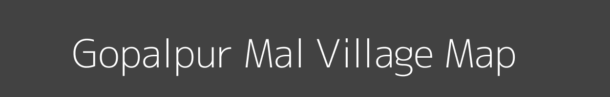 Map of Gopalpur Mal Village in Madhya Pradesh Image