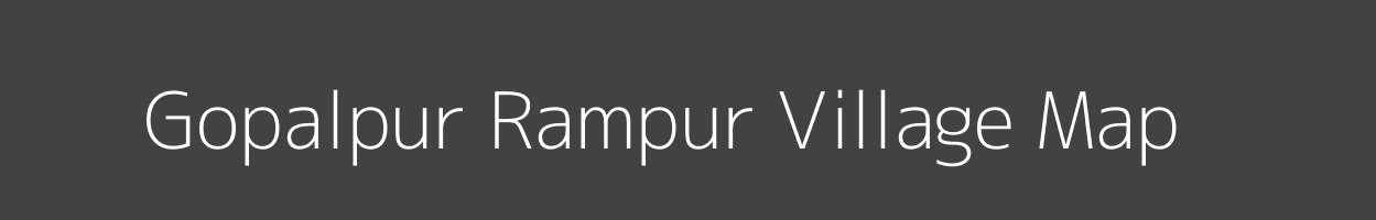 Map of Gopalpur Rampur Village in Uttar Pradesh Image