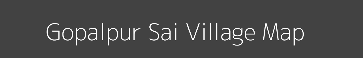 Map of Gopalpur Sai Village in Rajasthan Image