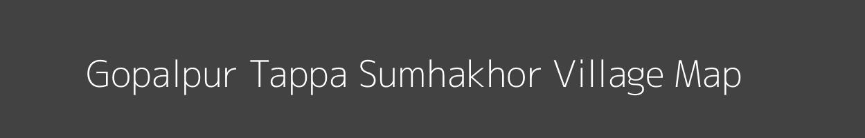 Map of Gopalpur Tappa Sumhakhor Village in Uttar Pradesh Image