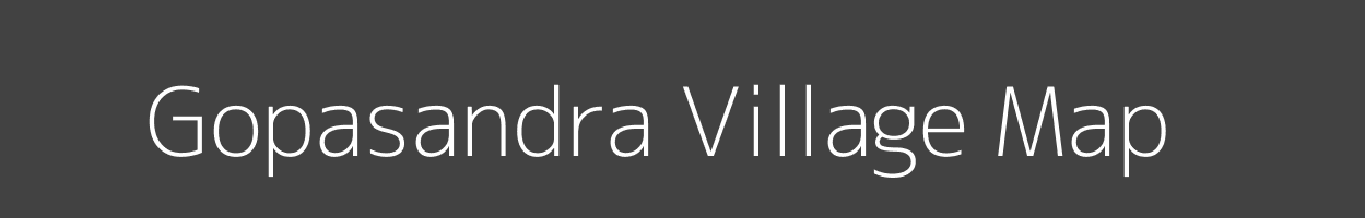 Map of Gopasandra Village in Karnataka Image