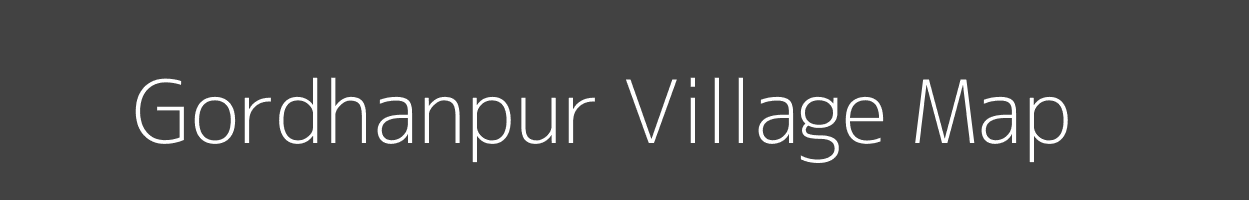 Map of Gordhanpur Village in Uttarakhand Image