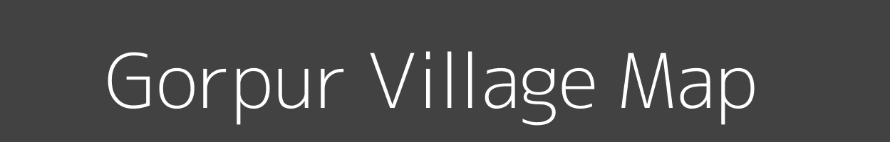 Map of Gorpur Village in Uttar Pradesh Image