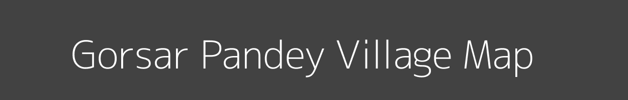 Map of Gorsar Pandey Village in Uttar Pradesh Image