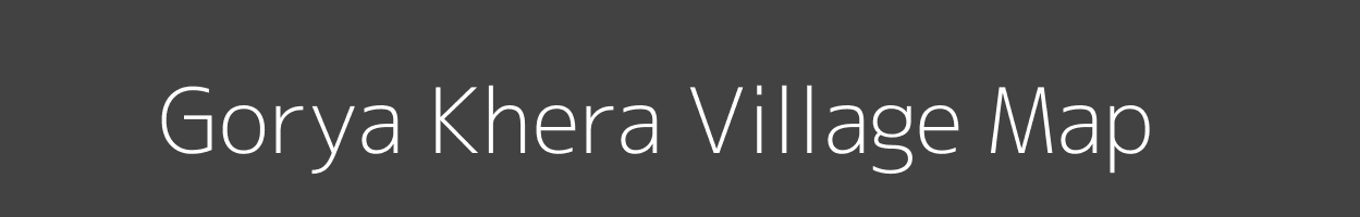 Map of Gorya Khera Village in Rajasthan Image