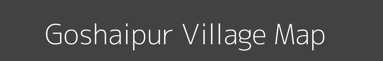 Map of Goshaipur Village in Uttar Pradesh Image