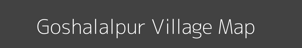 Map of Goshalalpur Village in Uttar Pradesh Image