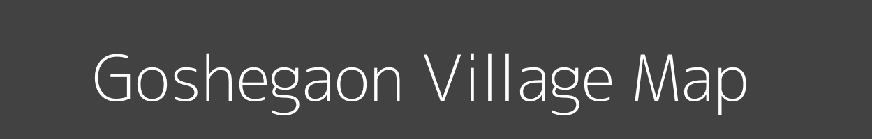 Map of Goshegaon Village in Maharashtra Image