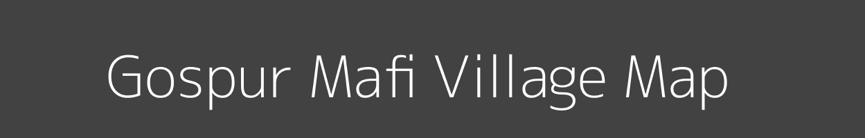 Map of Gospur Mafi Village in Uttar Pradesh Image