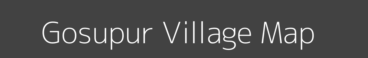 Map of Gosupur Village in Uttar Pradesh Image