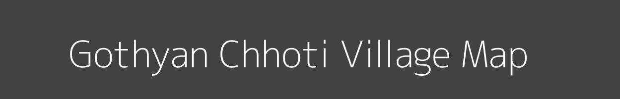 Map of Gothyan Chhoti Village in Rajasthan Image