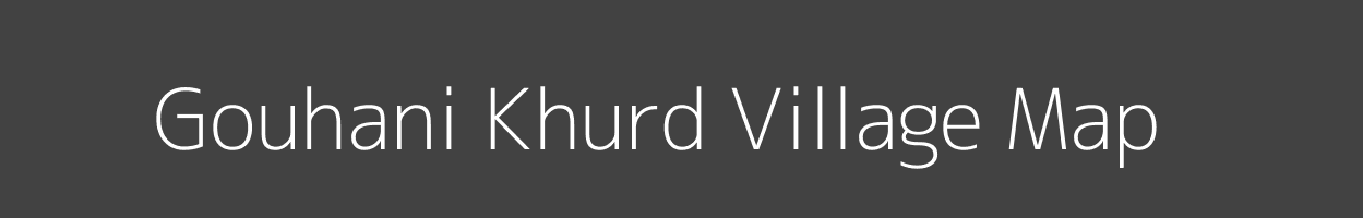 Map of Gouhani Khurd Village in Uttar Pradesh Image