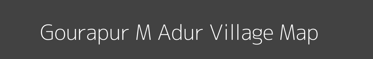 Map of Gourapur M Adur Village in Karnataka Image