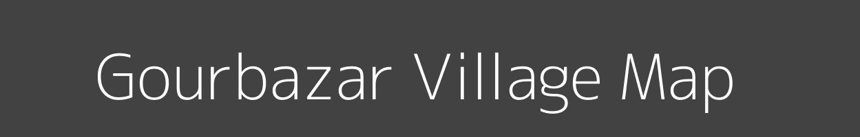 Map of Gourbazar Village in West Bengal Image