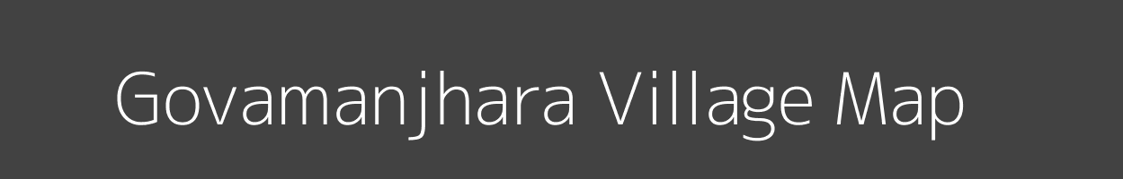 Map of Govamanjhara Village in Uttar Pradesh Image