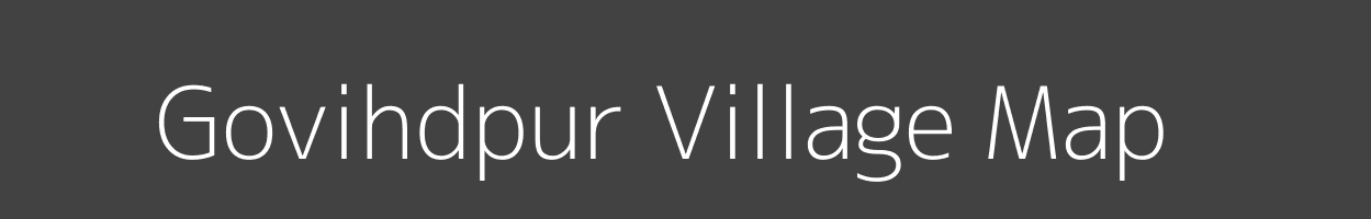 Map of Govihdpur Village in Uttar Pradesh Image