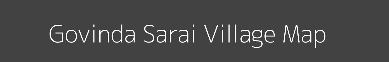 Map of Govinda Sarai Village in Uttar Pradesh Image