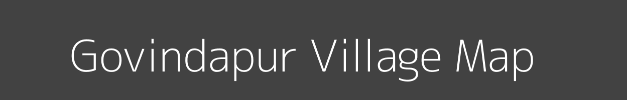 Map of Govindapur Village in Uttar Pradesh Image