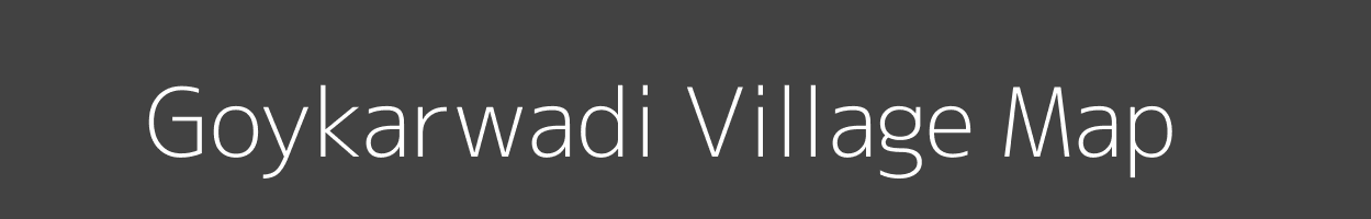 Map of Goykarwadi Village in Maharashtra Image
