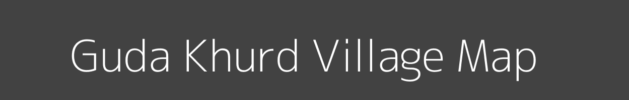 Map of Guda Khurd Village in Madhya Pradesh Image