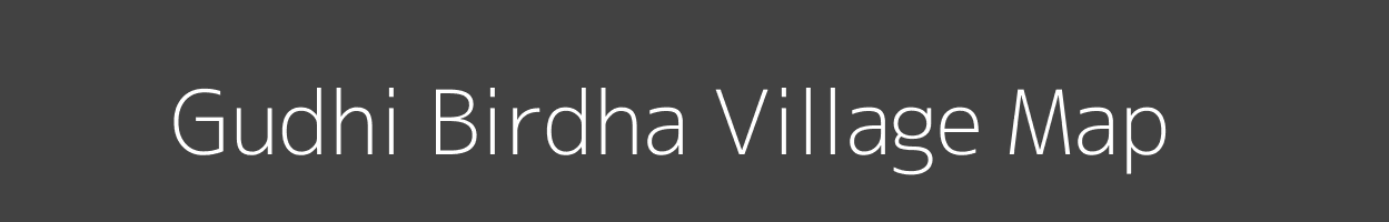 Map of Gudhi Birdha Village in Madhya Pradesh Image